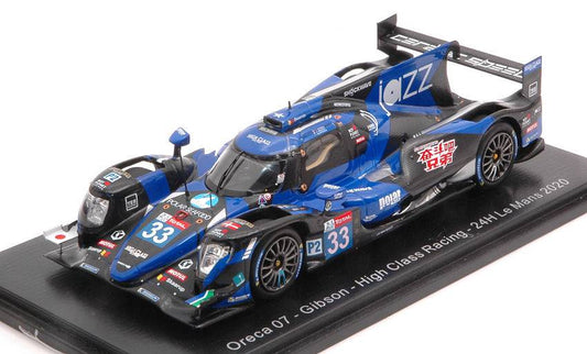 SCALE MODEL COMPATIBLE WITH ORECA 07 N.33 LM 2020 A.FJORDBACH-M.PATTERSON-K.YAMASHITA 1:43 SPARK MODEL S7973