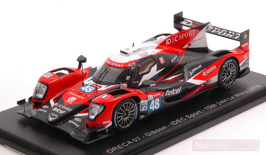 SCALE MODEL COMPATIBLE WITH ORECA 07 N.48 10th LM 2019 LAFARGUE-CHATIN-ROJAS 1:43 SPARK MODEL S7925