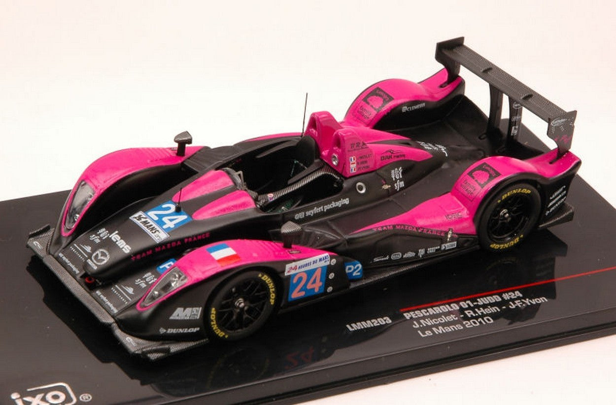 SCALE MODEL COMPATIBLE WITH PESCAROLO 01-JUDD N.24 9th LM 2010 NICOLET-HEIN-YVON 1:43 IXO MODEL LMM203