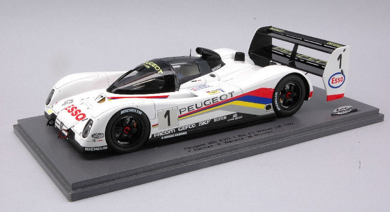 MODELLINO IN SCALA COMPATIBILE CON PEUGEOT 905 N.1 WINNER LM 1992 1:24 SPARK MODEL S24LMS006