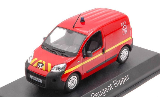 MODELLINO IN SCALA COMPATIBILE CON PEUGEOT BIPPER 2009 POMPIERS 1:43 NOREV NV479838