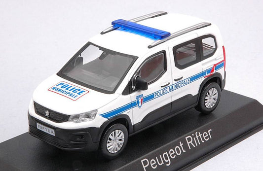 MODELE REDUIT COMPATIBLE AVEC PEUGEOT RIFTER 2019 POLICE MUNICIPALE 1:43 NOREV NV479066