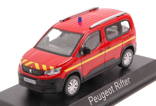 MODELLINO IN SCALA COMPATIBILE CON PEUGEOT RIFTER 2019 POMPIERS 1:43 NOREV NV479069