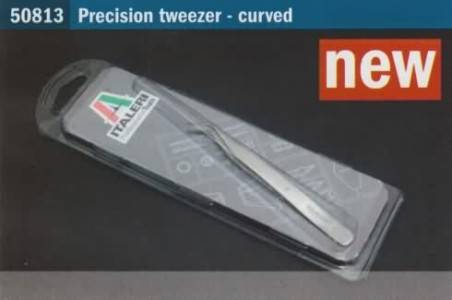 COLORI MODELLISMO PINZETTA DI PRECISIONE CURVA ITALERI IT50813