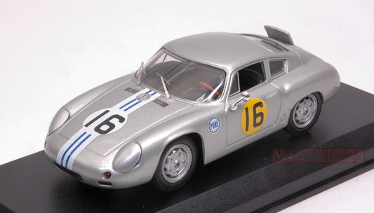 SCALE MODEL COMPATIBLE WITH PORSCHE 356 B ABARTH N.16 WINNER CLASS 3 H DAYTONA 1963 C.CASSEL 1:43 BEST MODEL BT9689