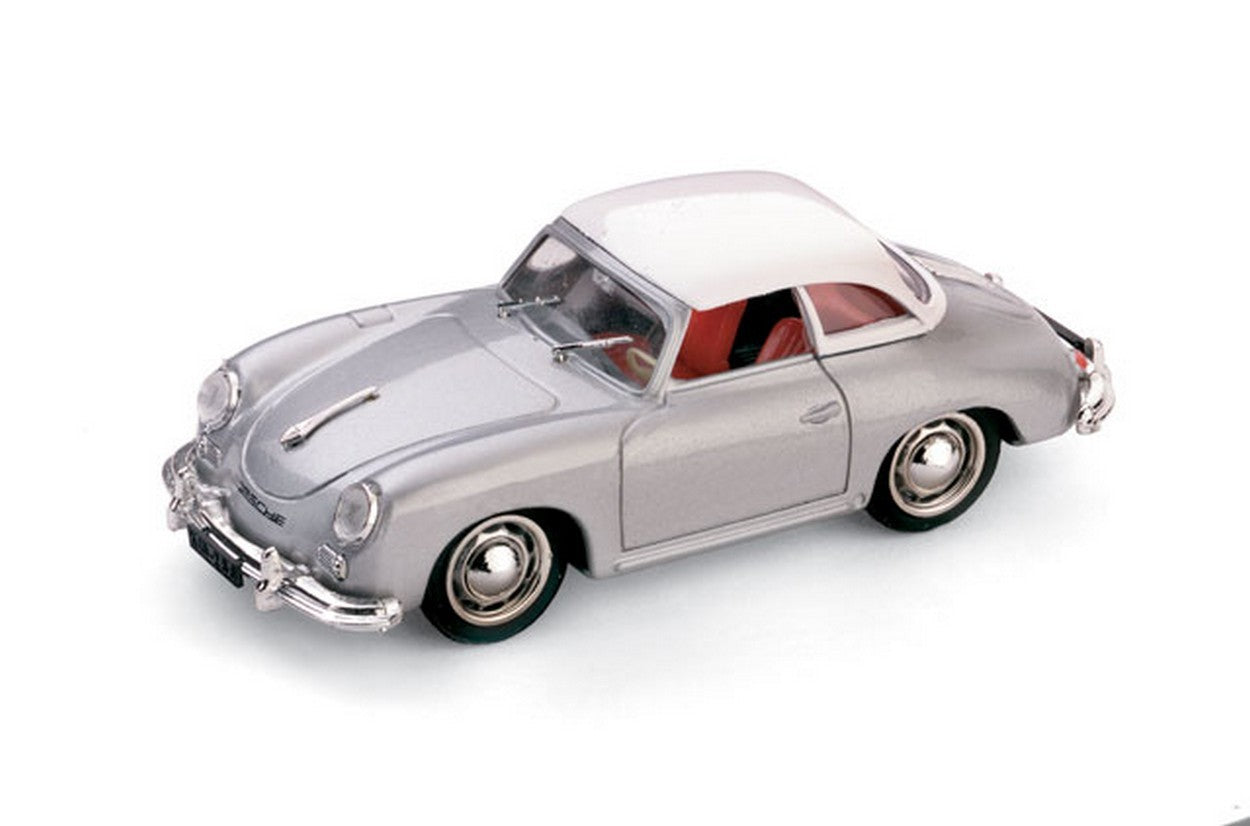 SCALE MODEL COMPATIBLE WITH PORSCHE 356 HARD TOP 1952 SILVER 1:43 BRUMM BM0314-02