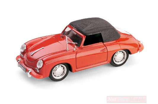 MODELLINO IN SCALA COMPATIBILE CON PORSCHE 356 SC CHIUSA 1963-65 BRUMM BM0225