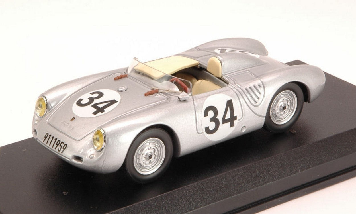 SCALE MODEL COMPATIBLE WITH PORSCHE 550 RS N.34 DNF LM 1957 STOREZ-CRAWFORD 1:43 BEST MODEL BT9592