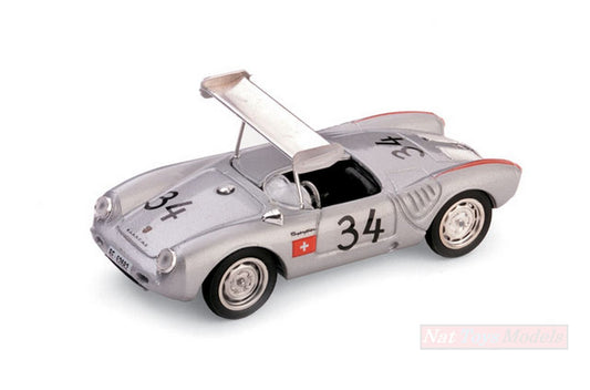 SCALE MODEL COMPATIBLE WITH PORSCHE 550 RS N.34 NURBURGRING 1956 M.MAY 1:43 BRUMM BM0236