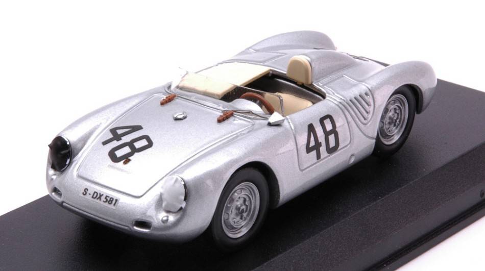 SCALE MODEL COMPATIBLE WITH PORSCHE 550 RS N.48 1000 KM BUENOS AIRES 1958 MOSS-BEHRA 1:43 BEST MODEL BT9849