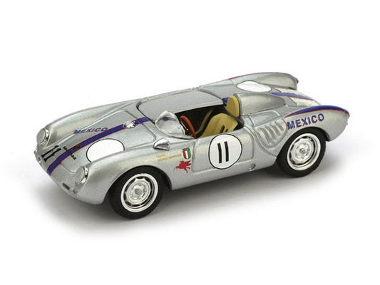 SCALE MODEL COMPATIBLE WITH PORSCHE 550A RS SPYDER N.11 RIVERSIDE 1957 R.RODRIGUEZ 1:43 BRUMM BM0516