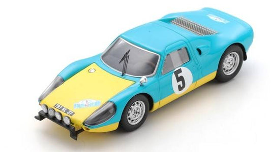 MODELLINO IN SCALA COMPATIBILE CON PORSCHE 904 GTS N.5 VAINQUEUR RALLYE D'EBEUF 1967 PHILIPPE FARJON 1:43 SPARK MODEL SF169