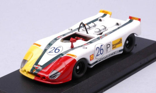 MODELLINO IN SCALA COMPATIBILE CON PORSCHE 908/02 FLUNDER N.26 TARGA FLORIO 1970 LARROUSSE-LINS 1:43 BEST MODEL BT9828