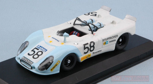 SCALE MODEL COMPATIBLE WITH PORSCHE 908/02 N.58 ACCIDENT LM 1972 W.ROSER-O.STUPPACHER 1:43 BEST MODEL BT9257-2