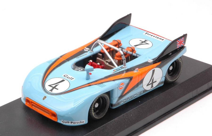 MODELLINO IN SCALA COMPATIBILE CON PORSCHE 908/03 N.4 TARGA FLORIO 1971 RODRIGUEZ-MULLER 1:43 BEST MODEL BT9125-2