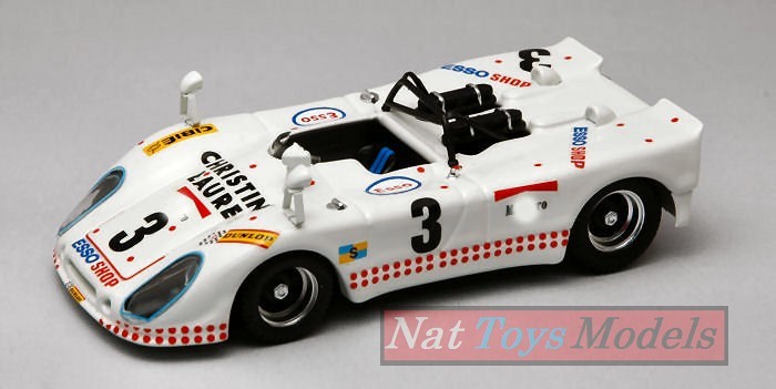 SCALE MODEL COMPATIBLE WITH PORSCHE 908-2 FLUNDER N.3 34th LM 1975 POIROT-ORTEGA-CUYNET-LAGNIEZ 1:43 BEST MODEL BT9319