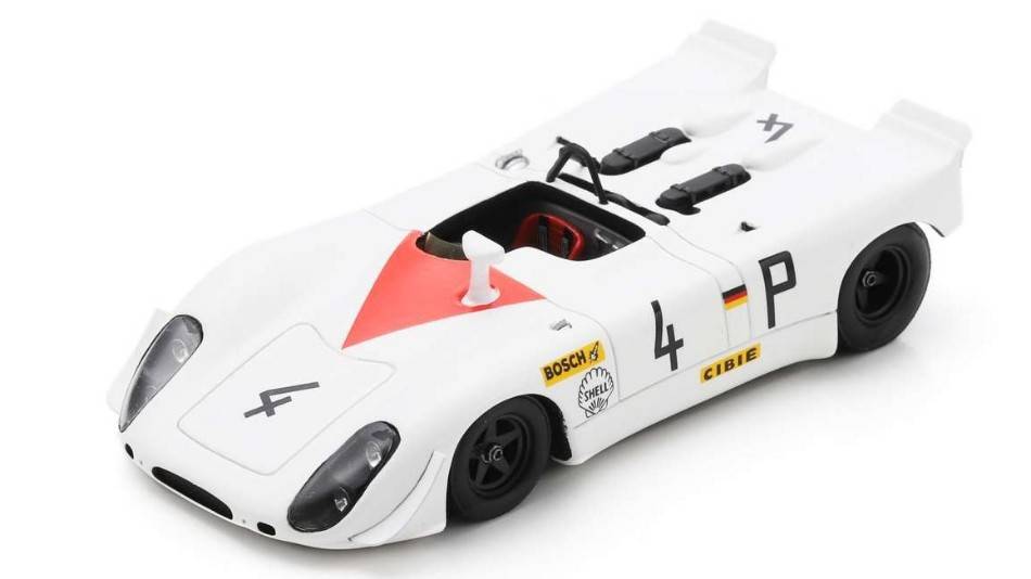 MODELLINO IN SCALA COMPATIBILE CON PORSCHE 908-2 N.4 2nd 1000 KM NURBURGRING 1969 STOMMELEN-HERMANN 1:43 SPARK MODEL SG824