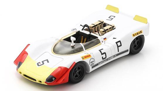 MODELLINO IN SCALA COMPATIBILE CON PORSCHE 908-2 N.5 5th 1000 KM NURBURGRING 1969 W.KAUHSEN-VON WENDT 1:43 SPARK MODEL SG827