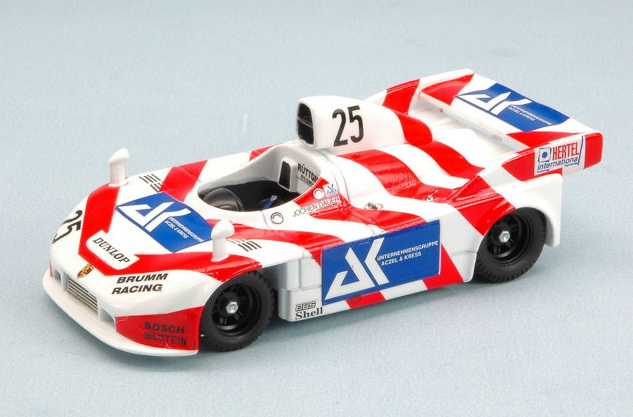 MODELLINO IN SCALA COMPATIBILE CON PORSCHE 908/4 N.25 6th DRM NORISRING 1983 J.DAUER 1:43 BEST MODEL BT9574