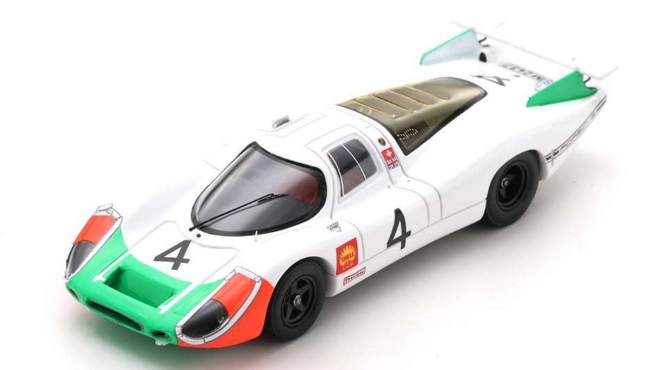 MODELLINO IN SCALA COMPATIBILE CON PORSCHE 908LH N.4 WINNER 1000 KM MONZA 1969 J.SIFFERT-B.REDMAN 1:43 SPARK MODEL SI018