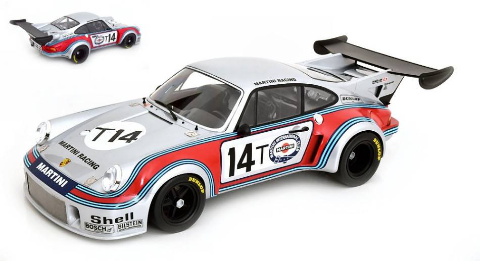 MODELLINO IN SCALA COMPATIBILE CON PORSCHE 911 CARRERA RSR N.T14 1000 KM SPA 1974 VAN LENNEP-MULLER 1:12 CMR CMR12026