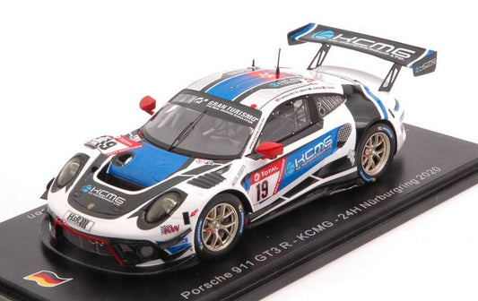 MODELLINO IN SCALA COMPATIBILE CON PORSCHE 911 GT3 N.19 24 H NURBURGRING 2020 LIBERATI-BURDON-OLSEN-IMPERAT SPARK MODEL SG708