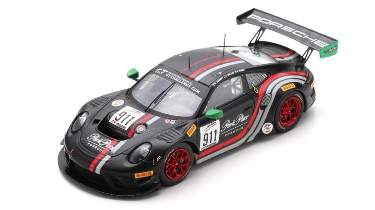 MODELE REDUIT COMPATIBLE AVEC PORSCHE 911 GT3 N.911 3ème CALIFORNIA 8 H 2019 JAMINET-MULLER-DUMAS 1:43 SPARK MODEL US096