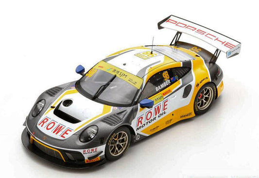 MODELLINO IN SCALA COMPATIBILE CON PORSCHE 911 GT3 N.98 3rd FIA GT WORLD CUP MACAU 2019 E.BAMBER 1:18 SPARK MODEL 18SA024