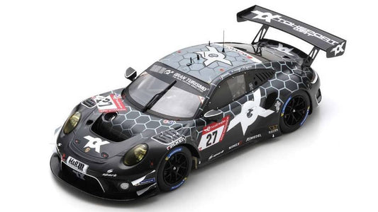 MODELLINO IN SCALA COMPATIBILE CON PORSCHE 911 GT3 R N.27 24 NURBURGRING 2022 CAMPBELL-JAMINET-ANDL.1:18 SPARK MODEL 18SG060