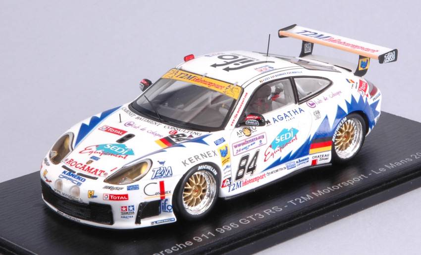 SCALE MODEL COMPATIBLE WITH PORSCHE 911 GT3 RS N.84 LM 2003 P.BOURDAIS-R.BERVILLE-V.ICKX 1:43 SPARK MODEL S5526