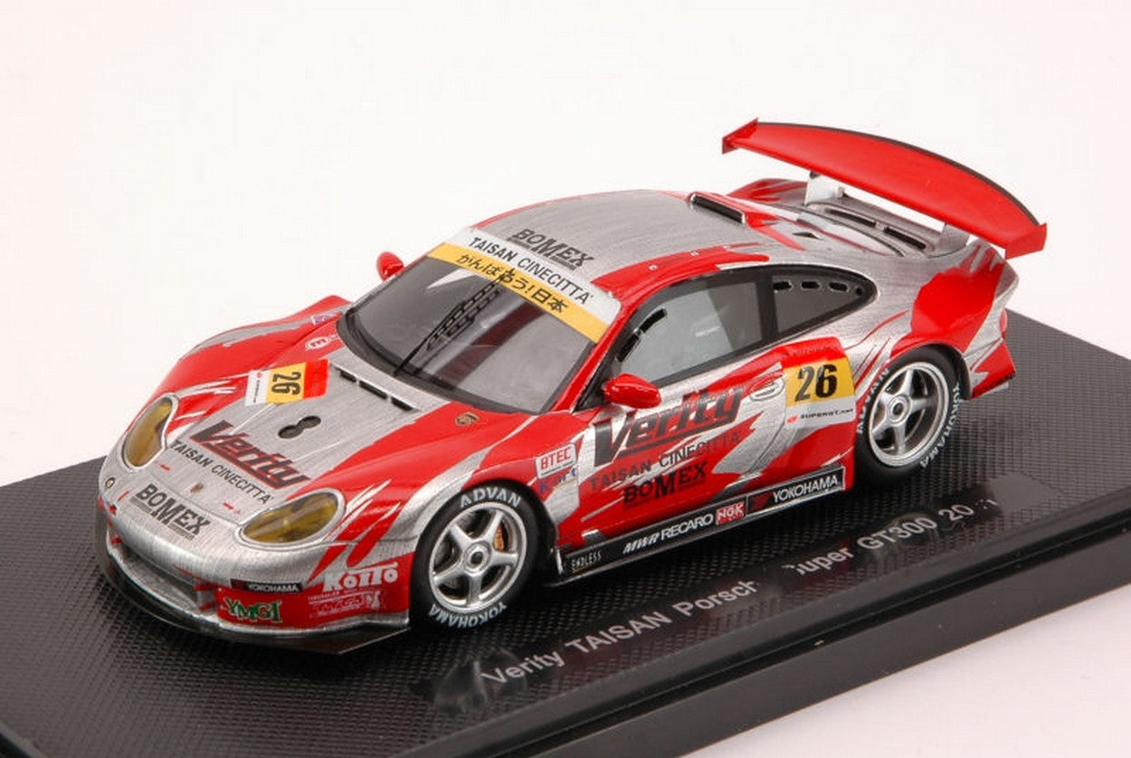 SCALE MODEL COMPATIBLE WITH PORSCHE 911 GT3R N.26 SUPER GT300 2011 H.MATSUDA-K.MINEO-YAMASHITA 1:43 EBBRO EB44576