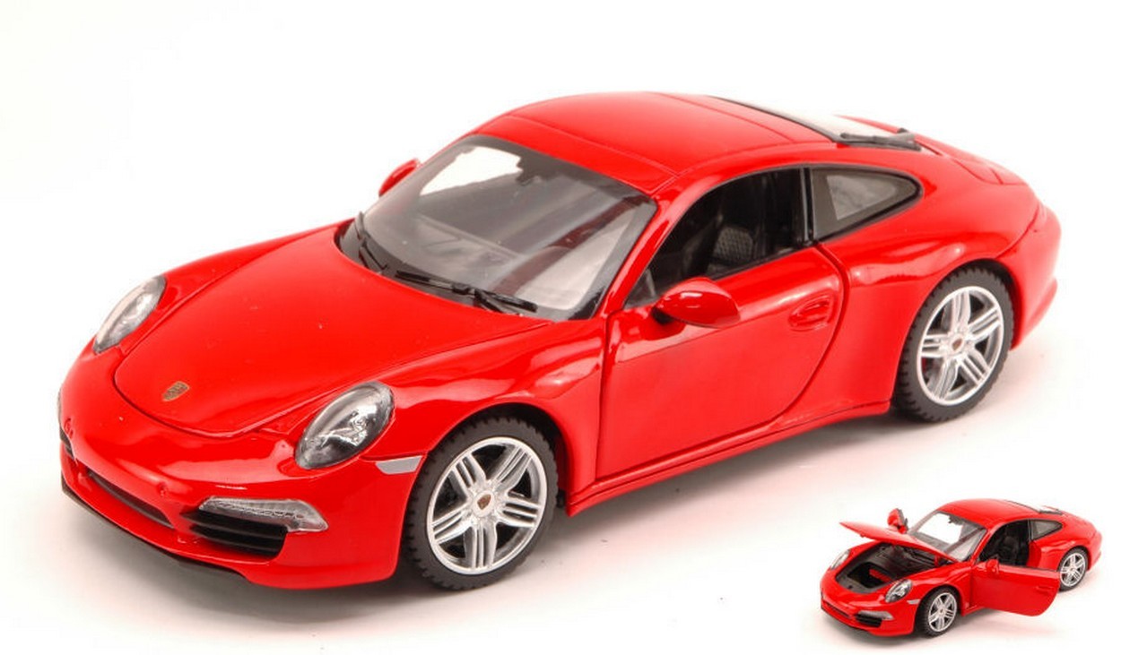 MODELLINO IN SCALA COMPATIBILE CON PORSCHE 911 RED 1:24 RASTAR RAT56200R 241220