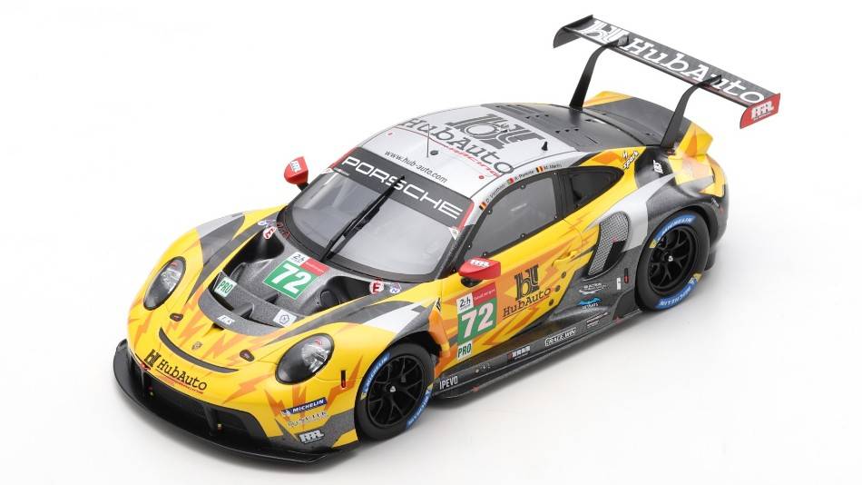 SCALE MODEL COMPATIBLE WITH PORSCHE 911 RSR-19 N.72 1st HYPERPOLE LMGTE LM 2021 PARENTE-VANTHOOR-MAR ​​SPARK MODEL 18S699