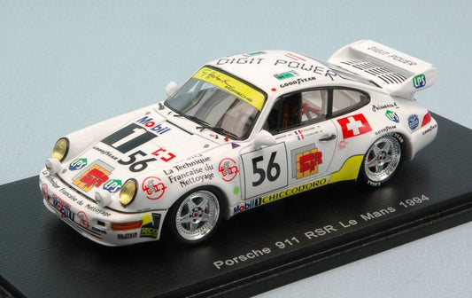 SCALE MODEL COMPATIBLE WITH PORSCHE 911 RSR N.56 DNF LM 1994 VUILLAUME-GOUESLARD-HABERTHUR 1:43 SPARK MODEL S4444