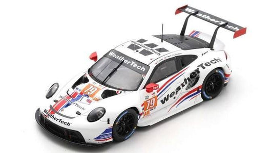 MODELLINO IN SCALA COMPATIBILE CON PORSCHE 911 RSR N.79 2nd LMGTE AM LM 2022 MACNEIL-ANDLAUER-MERRILL 1:64 SPARK MODEL Y275