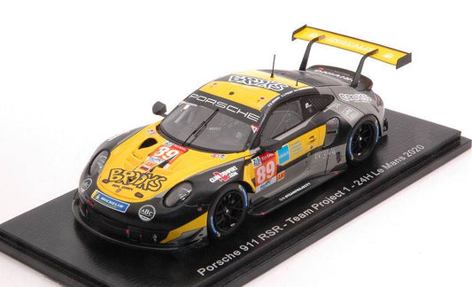 SCALE MODEL COMPATIBLE WITH PORSCHE 911 RSR N.89 LM 2020 STEVE BROOKS-A.LASKARATOS-J.PIGUET 1:43 SPARK MODEL S7993