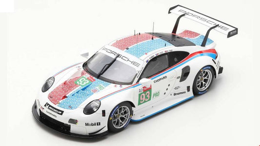 MODELLINO IN SCALA COMPATIBILE CON PORSCHE 911 RSR N.93 3rd LMGTE PRO CLASS LM 2019 PILET-BAMBER-TANDY 1:18 SPARK MODEL S18436