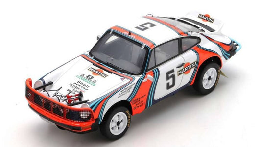 SCALE MODEL COMPATIBLE WITH PORSCHE 911 SC 3.0 N.5 4th SAFARI RALLY 1978 B.WALDEGARD-H.THORSZELIUS SPARK MODEL S4018