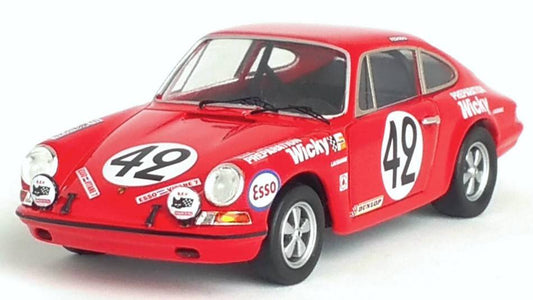 SCALE MODEL COMPATIBLE WITH PORSCHE 911 T LE MANS 1969 WICKY/BERNEY 1:43 TROFEU TFDSN128