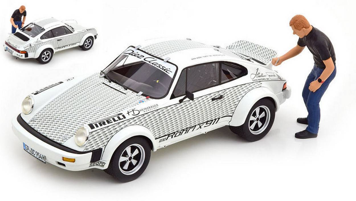 MODELLINO IN SCALA COMPATIBILE CON PORSCHE 911 X911 W.ROHRL 1:18 SCHUCO SH0249