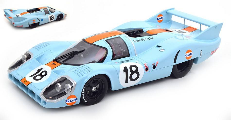 MODELLINO IN SCALA COMPATIBILE CON PORSCHE 917 LH N.18 LM 1971 RODRIGUEZ-OLIVER 1:12 CMR CLASSIC MODEL REPLICARS CMR12012