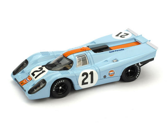 SCALE MODEL COMPATIBLE WITH PORSCHE 917K N.21 RETIRED LM 1970 RODRIGUEZ-KINNUNEN 1:43 BRUMM BM0494