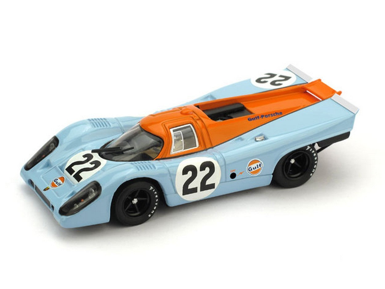 SCALE MODEL COMPATIBLE WITH PORSCHE 917K N.22 RETIRED (ACCIDENT) LM 1970 HAIWOOD-HOBBS 1:43 BRUMM BM0495