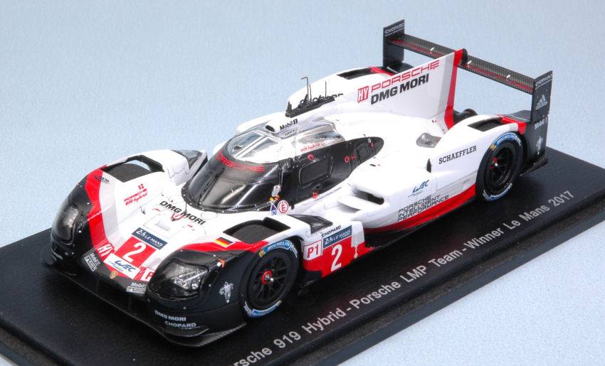 MODELLINO IN SCALA COMPATIBILE CON PORSCHE 919 HYBRID N.2 WINNER LM 2017 BERNHARD-BAMBER-HARTLEY 1:43 REPRO SPARK MODEL 43LM17