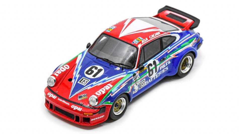 MODELLINO IN SCALA COMPATIBILE CON PORSCHE 934 N.61 LM 1976 J-C.ANDREUET-H.CACHIA-J.BORRAS 1:43 SPARK MODEL S9821