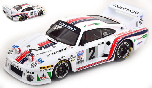 MODÈLE RÉDUIT COMPATIBLE AVEC PORSCHE 935 J N.2 24H DAYTONA 1980 MERL/JOEST/STOMMELEN 1:18 MODELCARGROUP MCG18803