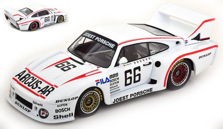 MODELLINO IN SCALA COMPATIBILE CON PORSCHE 935 J N.66 NURBURGRING 1981 J.MASS 1:18 MODELCARGROUP MCG18805