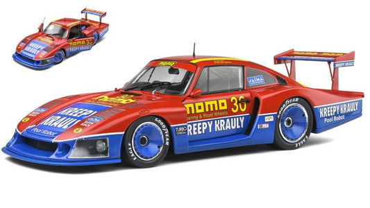 MODELLINO IN SCALA COMPATIBILE CON PORSCHE 935 MOBYDICK N.30 MOMO 6H MID OHIO 1983 V.DER MERWE-MORETTI 1:18 SOLIDO SL1805404