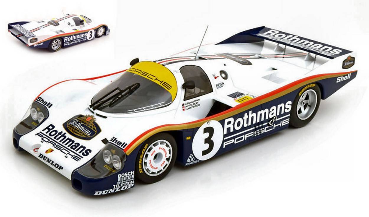 MODELLINO IN SCALA COMPATIBILE CON PORSCHE 956 LH N.3 LM 1983 SCHUPPAN-HAYWOOD-HOLBERT 1:12 CMR CLASSIC MODEL REPLICARS CMR12020