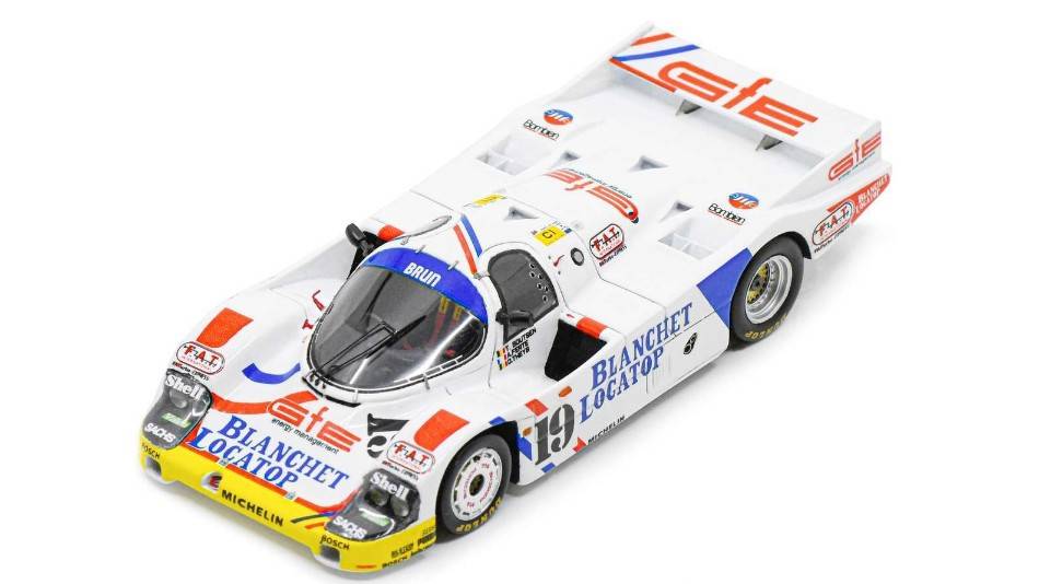 MODELLINO IN SCALA COMPATIBILE CON PORSCHE 956 N.19 LM 1986 T.BOUTSEN-D.THEYS-FERTE' 1:43 SPARK MODEL S9870